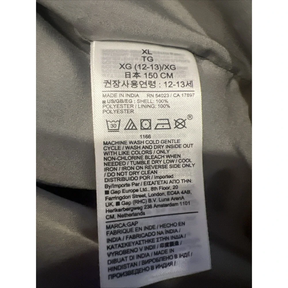 Gap Kids XL Gray Silver Sequin Party Dress Girls 12-13 Short Sleeve Holiday